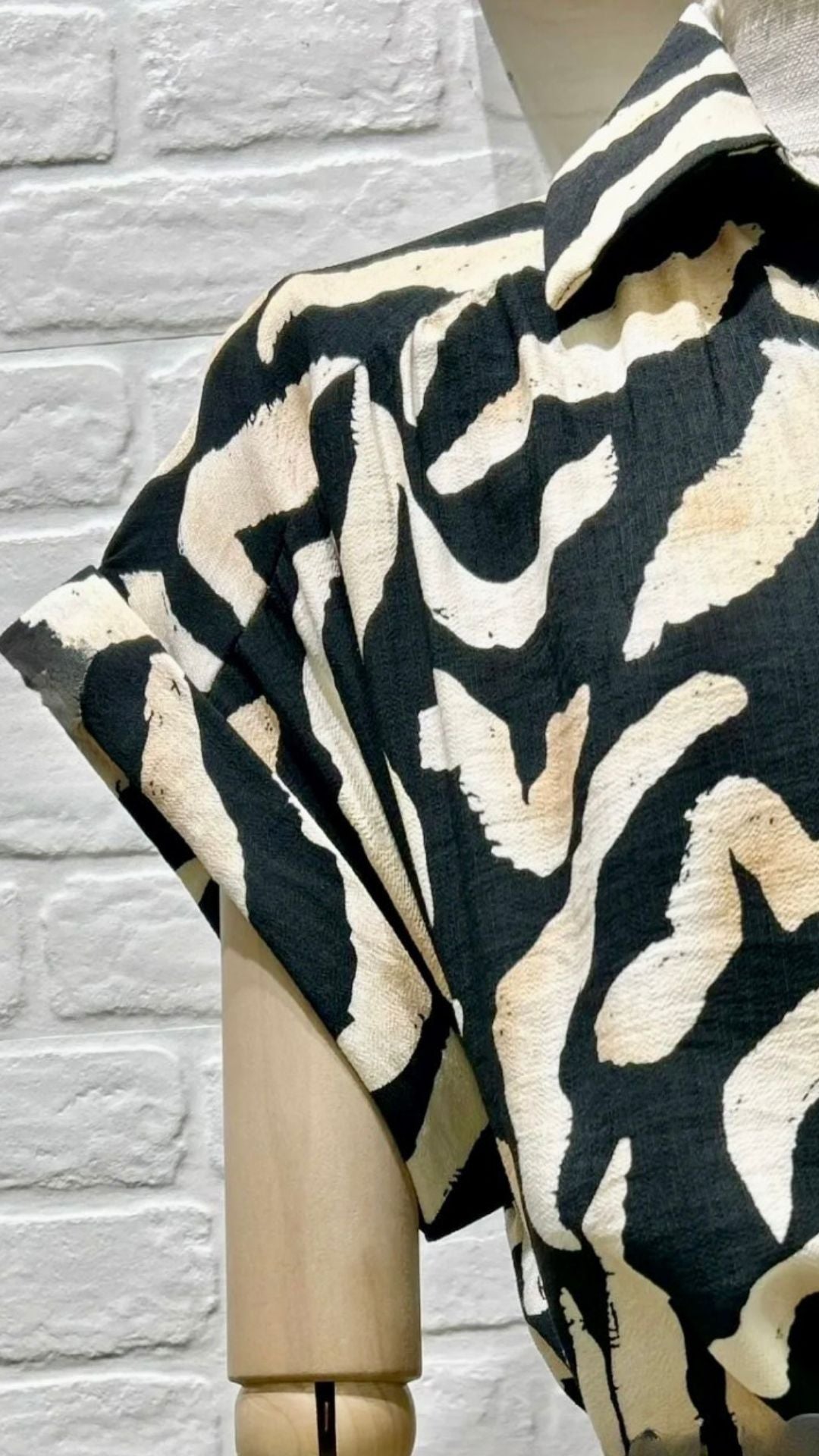 Vestido Camisero Zebra