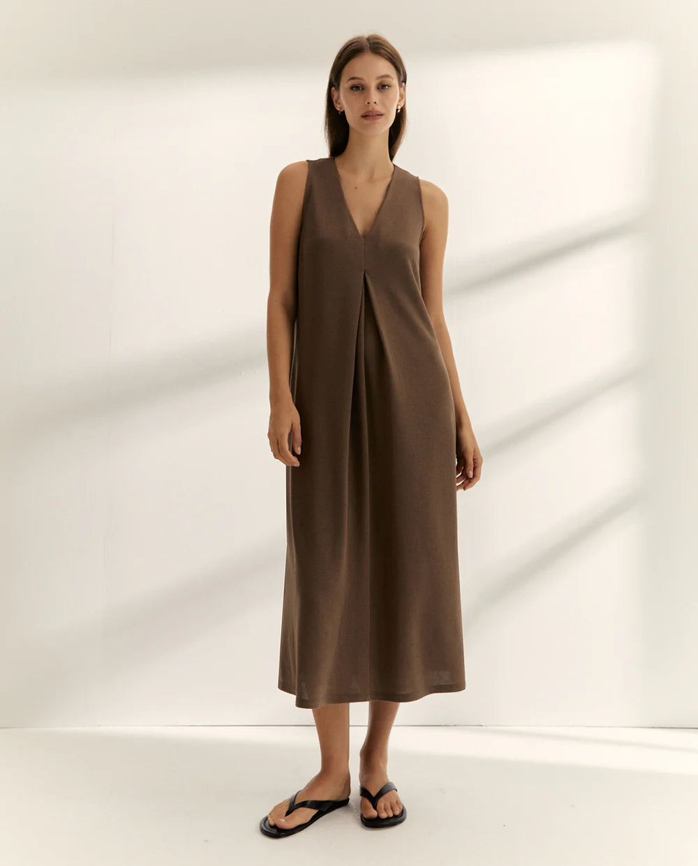 Vestido midi fluido – Paz Torras