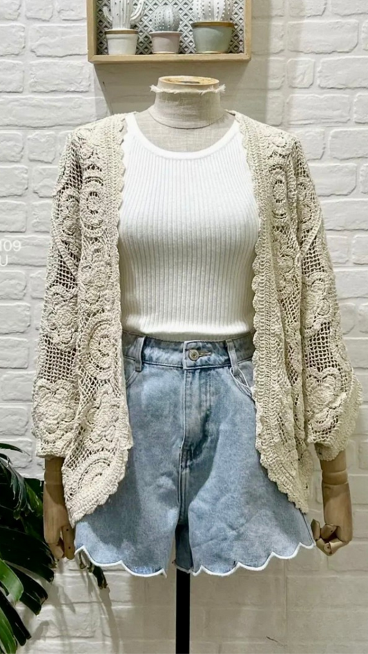 Kimono Crochet – El toque boho que eleva cualquier look