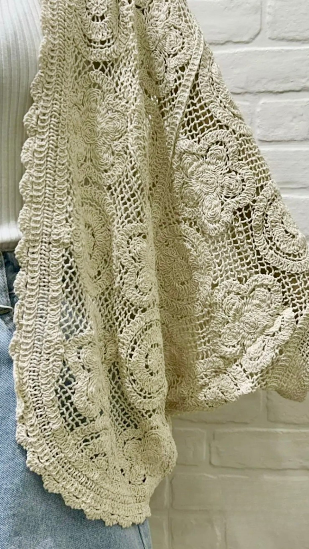 Kimono Crochet – El toque boho que eleva cualquier look