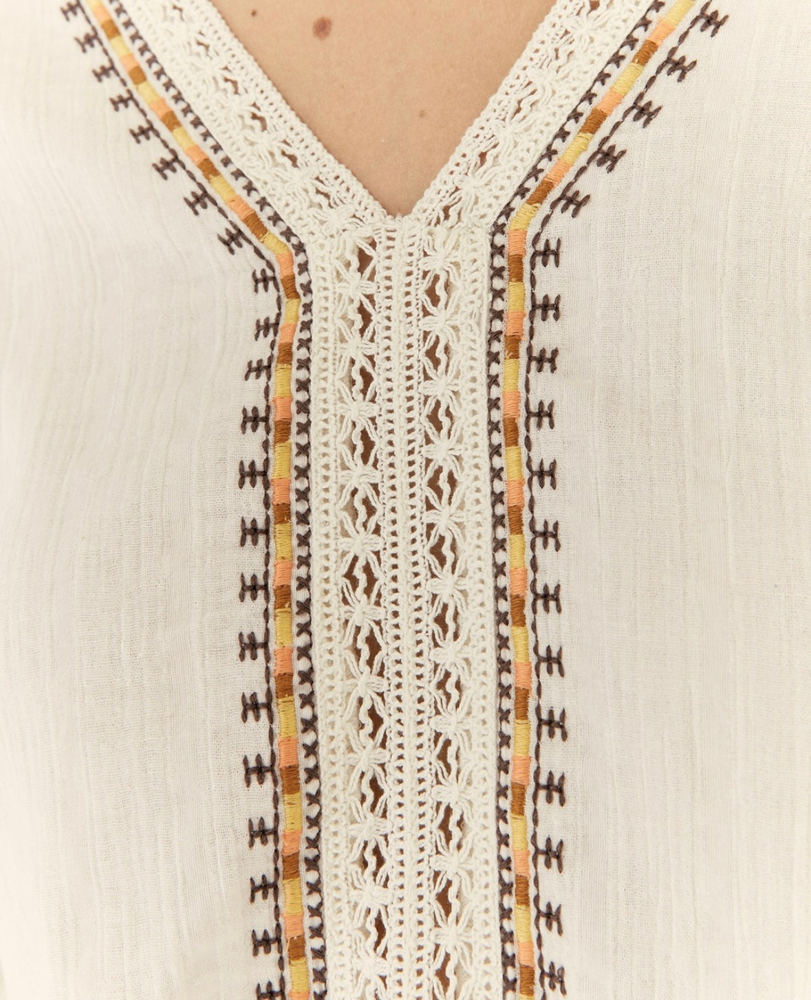 Camisa bordada boho – Paz Torras