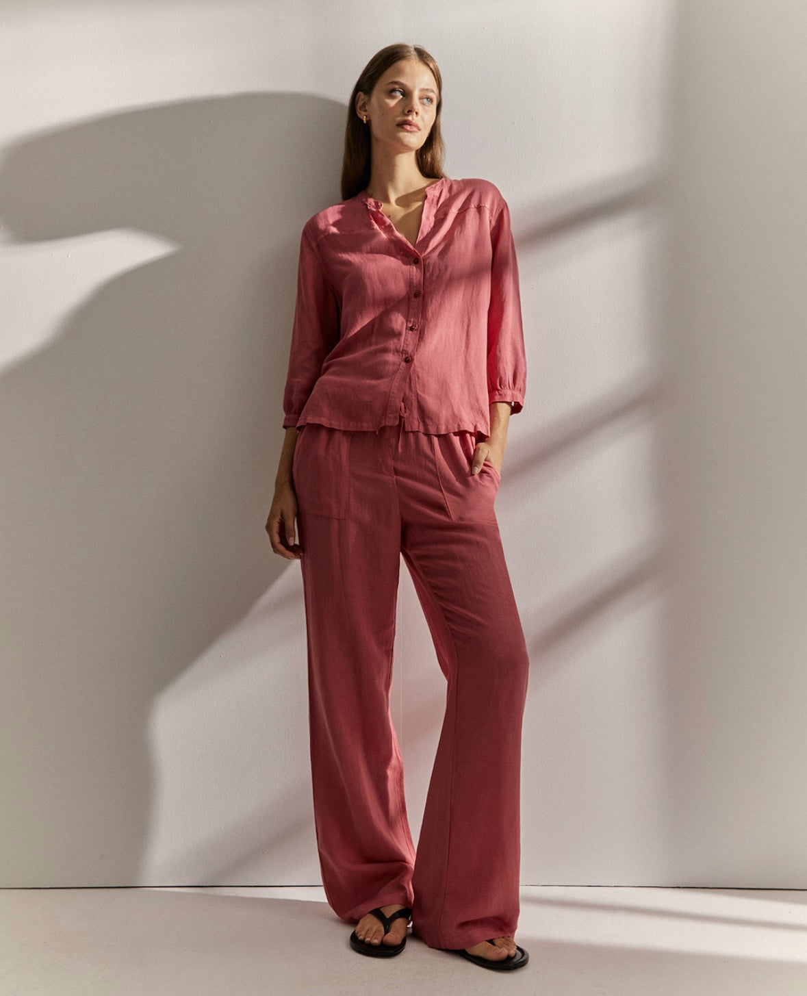 Camisa fluida rosa – Paz Torras