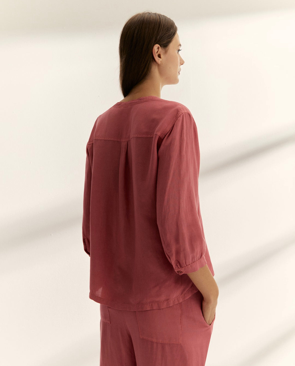 Camisa fluida rosa – Paz Torras