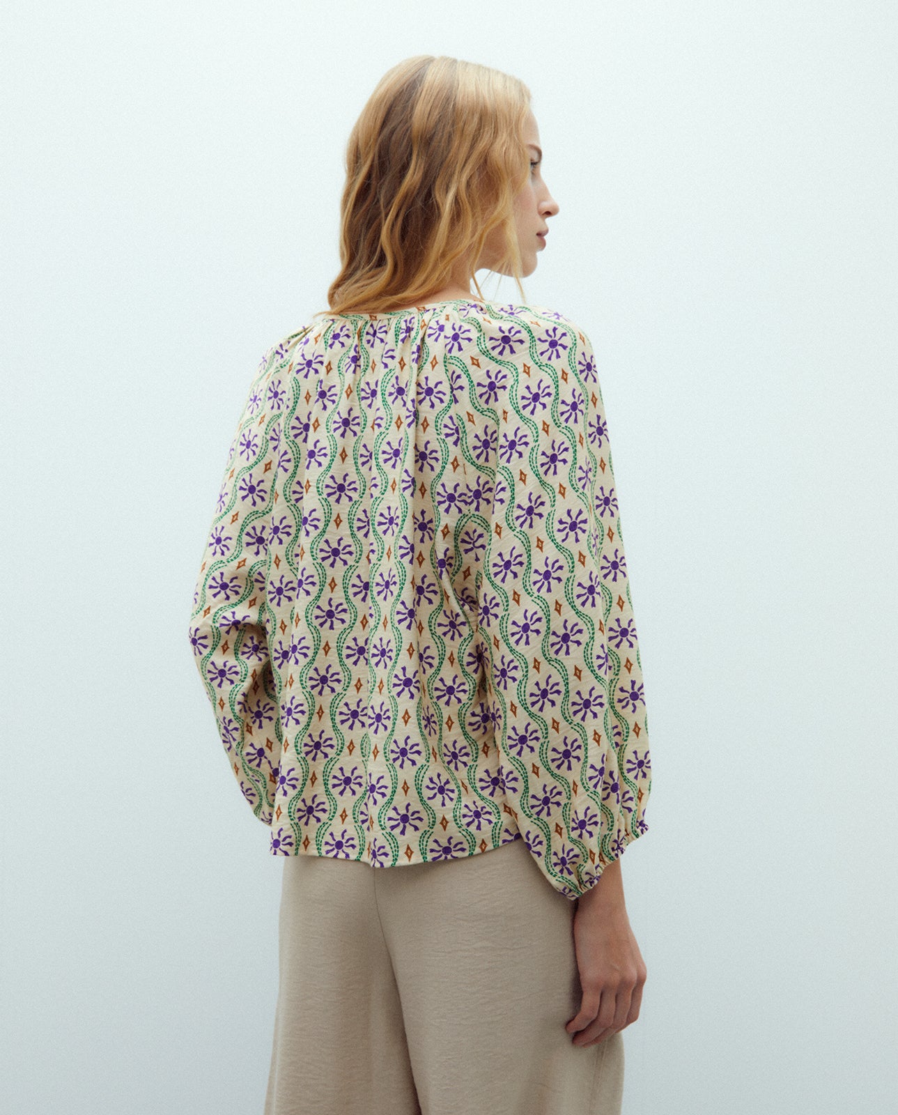 Camisa estampada fluida  ANDAM