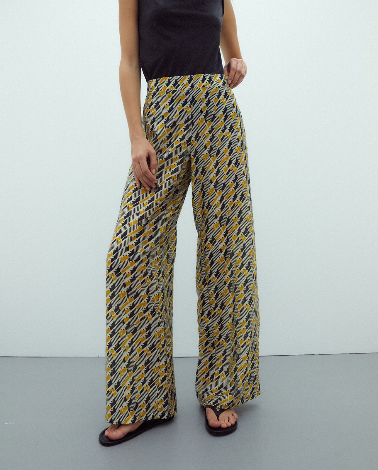 Pantalón Estampado Fluido ANDAM