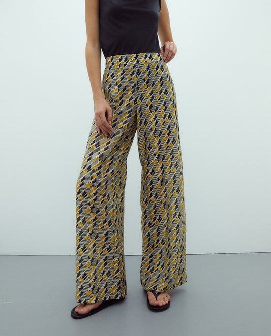 Pantalón Estampado Fluido ANDAM
