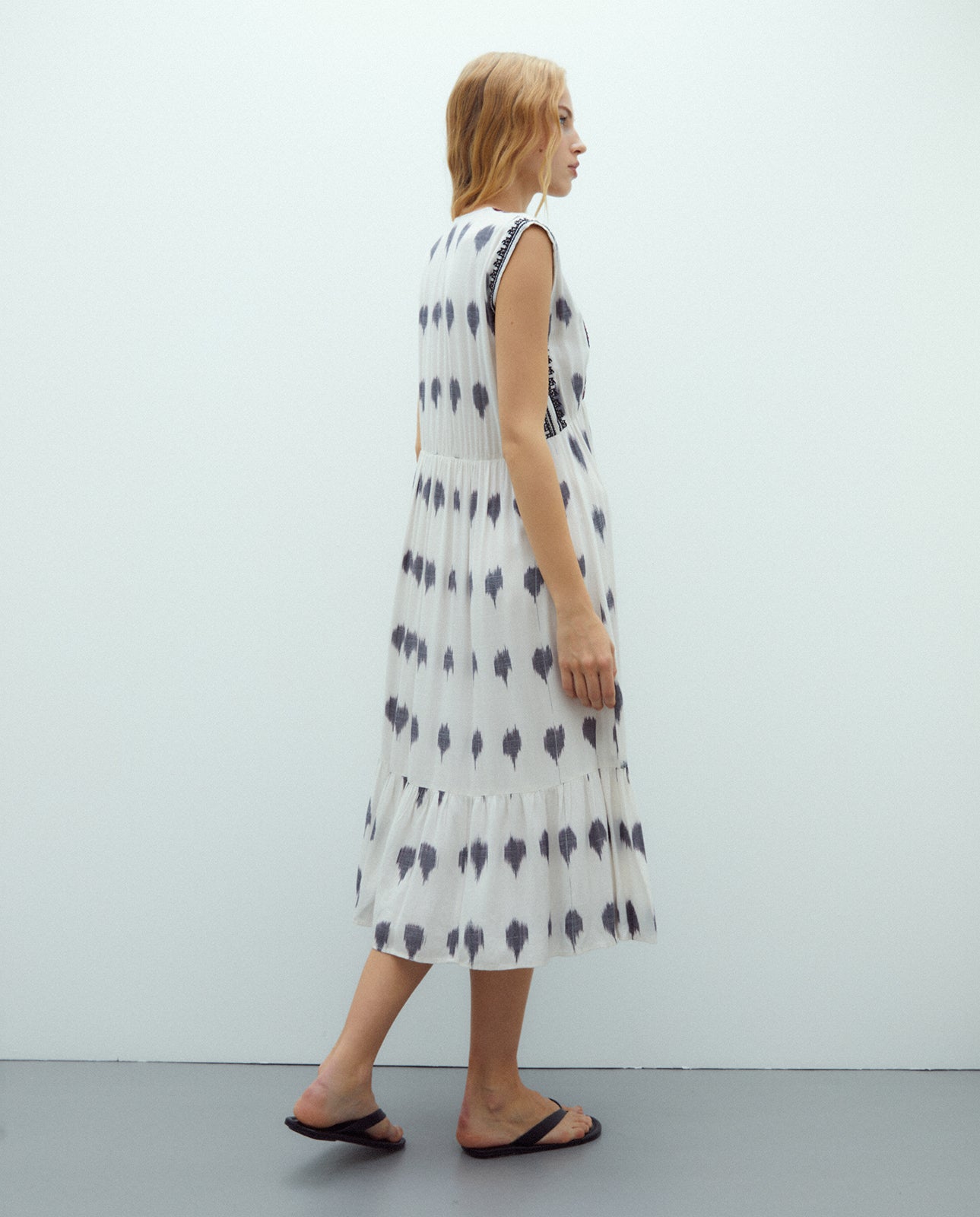 Vestido midi estampado – ANDAM
