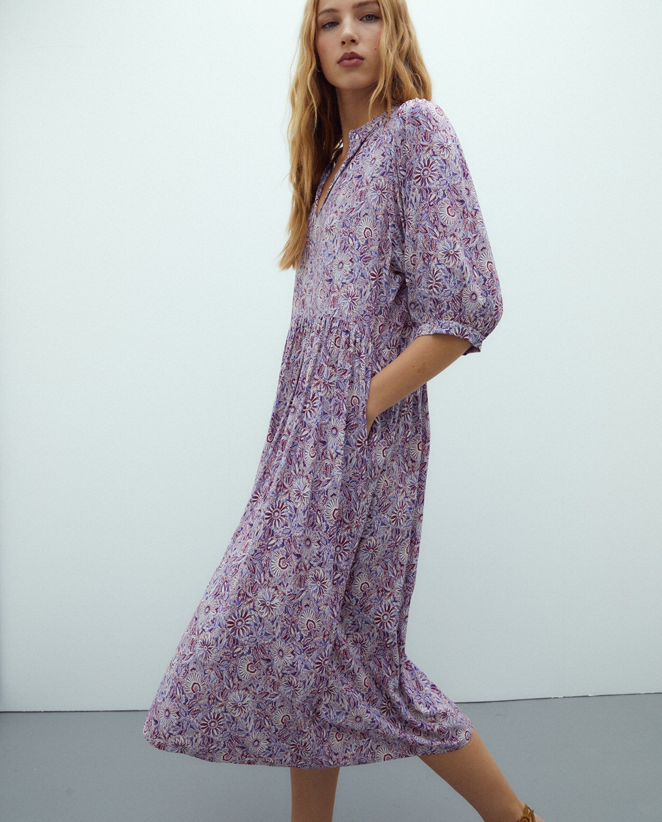 Vestido floral ANDAM